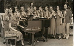 House of David - Ladies Orchestra Postcard