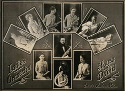 Ladies Orchestra Benton Harbor, MI House of David Postcard Postcard Postcard