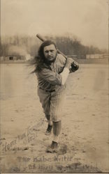 Home Run Tommie Dewhirst Postcard