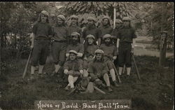 House of David Base Ball Team Benton Harbor, MI Baseball Postcard Postcard Postcard