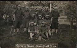 House of David Base Ball Team Postcard