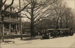 House of David Ball Team Ready for the Road, Spring 1923 Postcard