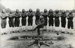 Traveling Baseball Team Benton Harbor, MI House of David Postcard Postcard Postcard