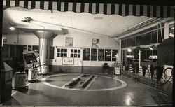 Inside of a Mechanic Shop Postcard