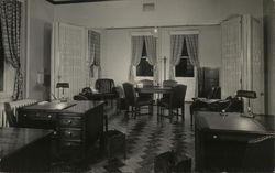 Inside of a Office Postcard