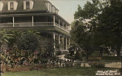 House of David (Tinted Color Real Photo) Postcard