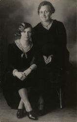 John Bully's Wife and Daughter, Members from Australia Postcard