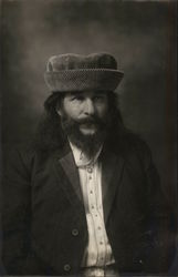 Benjamin Purnell Wearing a Hat House of David Postcard Postcard Postcard