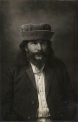 Benjamin Purnell Wearing a Hat Postcard