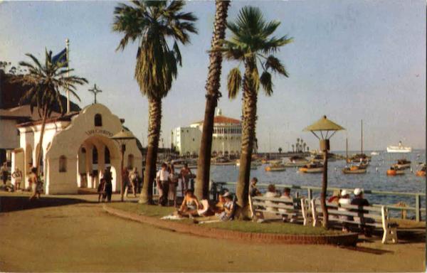 Along Casino Way Avalon Santa Catalina Island California