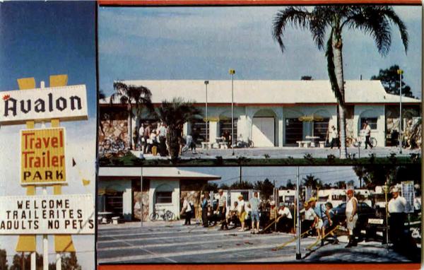 Avalon Travel Trailer Park, 1960 U. S. Hiway 19 Clearwater Florida
