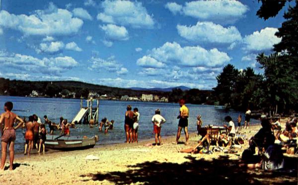 Town Beach At Wolfeboro New Hampshire