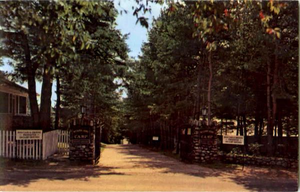 Entrance To Masonic Home Camp, Route 28 Woodgate New York