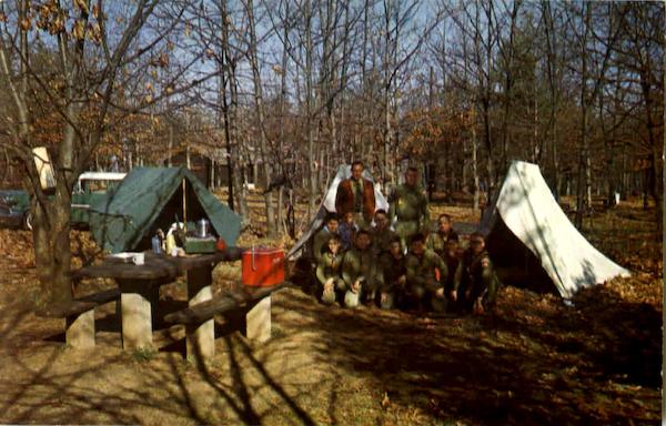 Boy Scouts Camping Out, Shenandoah National Park