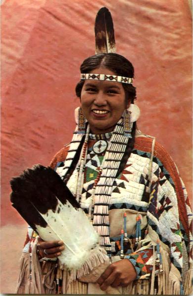 Indian Maiden Native Americana