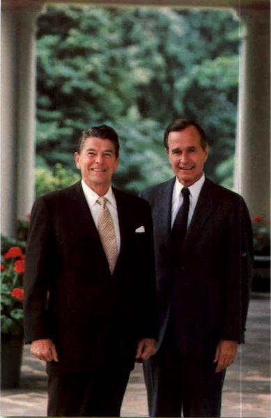 President Reagan and Vice President Bush Ronald Reagan