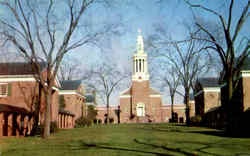Sterling Divinity Quadrangle, Yale University Postcard