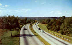The Beautiful Merritt Parkway Turnpike, CT Postcard Postcard