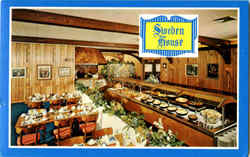 Sweden House Smorgasbord Postcard