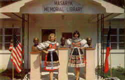 Masaryk Memorial Library Postcard