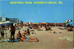 Greetings From Rehoboth Beach Postcard