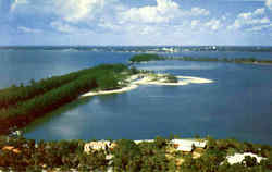 Airview Of Ringling Causeway Postcard