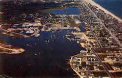 Aerial View Of The Harbor Of Bay Head Postcard