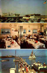 Capt. Starn's Restaurant And Boating Center Postcard