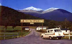Mt. Washington Auto Road Postcard