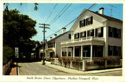 Martha's Vineyard, North Water Street Edgartown, MA Postcard Postcard