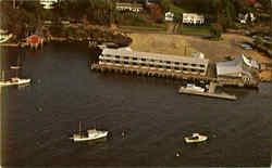 Brown Bros. Wharf Motel And Restaurant Boothbay Harbor, ME Postcard Postcard