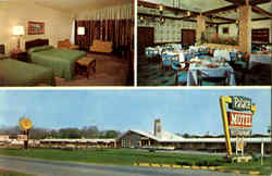 Palace Motel, Route 17 South & #70 New Bern, NC Postcard Postcard