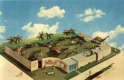 Sinclair Dinoland 1964 World's Fair Postcard