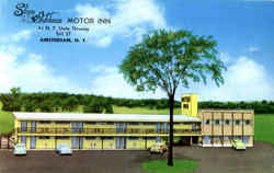 Sleepy Dutchman Motor Inn Amsterdam, NY Postcard Postcard