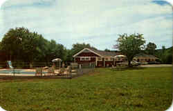 Deer Run Motel, R. D. 1 Postcard