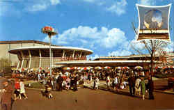 Schaefer Center 1964 Worlds Fair Postcard