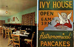 Ivy House Restaurant Postcard