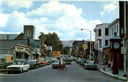 Main St Bennington, VT Postcard Postcard