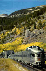 The California Zephyr Entering The Moffat Tunnel Postcard