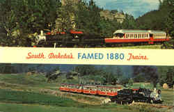 South Dakota's Famed 1880 Trains Scenic, SD Postcard Postcard