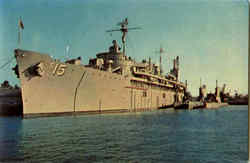Submarine Tender Postcard