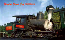 World's First Cog Railway Postcard