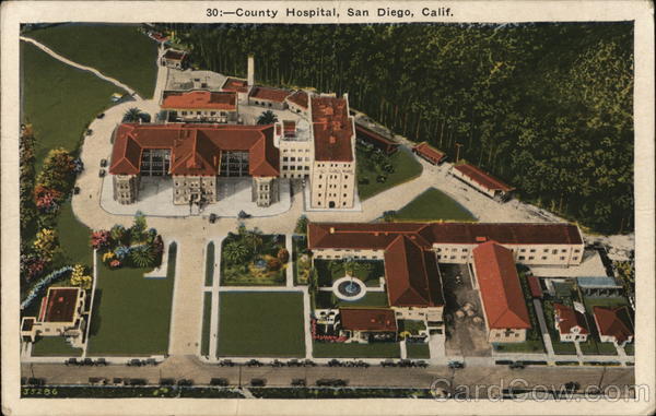 County Hospital San Diego California