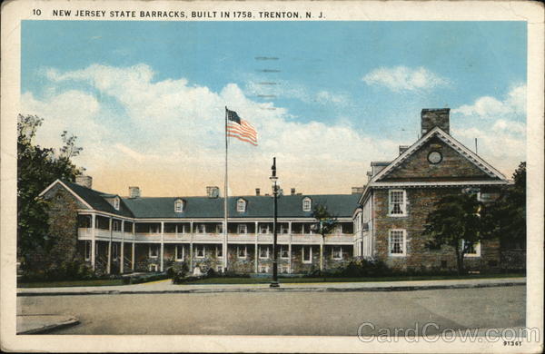 New Jersey State Barracks, Built in 1758 Trenton