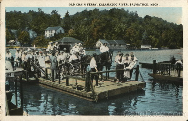 Old Chain Ferry, Kalamazoo River Saugatuck Michigan