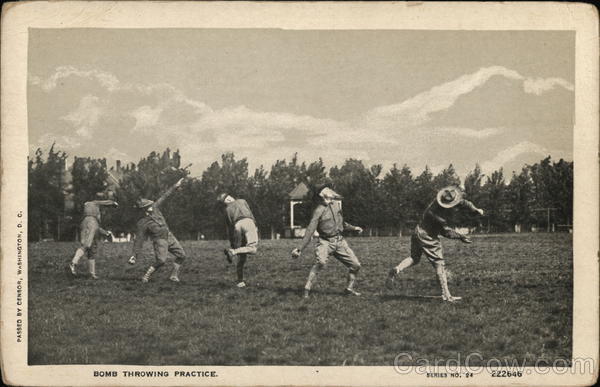 Bomb Throwing Practice Military