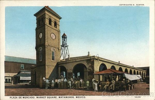 Plaza De Mercado, Market Square Matamoros Mexico