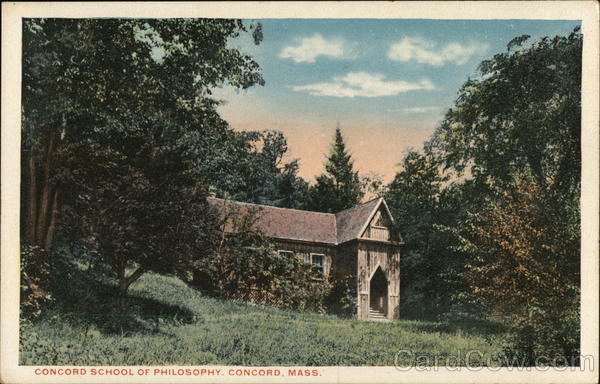 Concord School of Philosophy Massachusetts