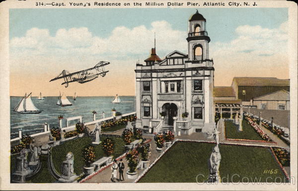 Captain Young's Residence on Million Dollar Pier Atlantic City New Jersey