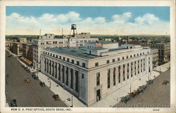 New U.S. Post Office South Bend Indiana